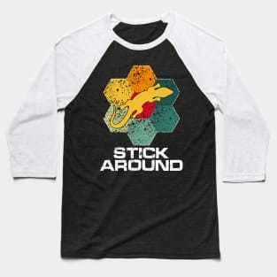 Retro Lizard Quote Baseball T-Shirt
